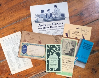 Fabulous Collector Lot of Dennison's Instruction and Party Books Ephemera!