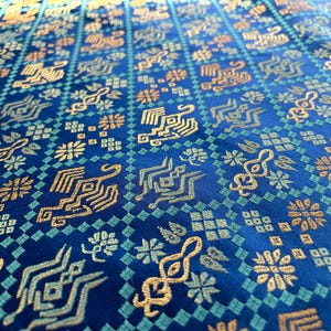 Phoenix Brocade Fabric: 118&quot; Wide Chinese Jacquard, Upholstery Sewing