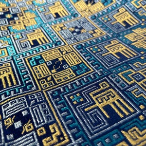 Phoenix Brocade Fabric: 118&quot; Wide Poly Cotton Jacquard