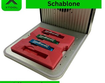 xTool F1 template for keychain bottle opener | Laser Jig for fiber laser | Engraving aid | XCS file | Laser engraving template, metal