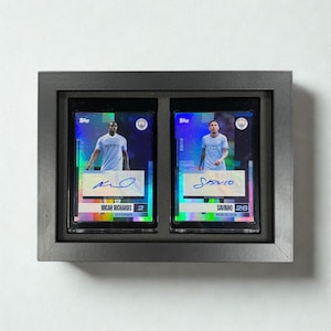 Rahmen für 2 Magnetholder - Sammelkarten Rahmen, Display für Karten wie Pokemon, Sport, Yu-Gi-Oh, Magic, Lorcana und weitere