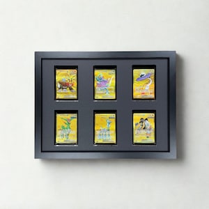 Rahmen für 6 Magnetholder - TCG,Pokemon,Yu-Gi-Oh,Magic,Lorcana Topps oder Panini - Karten Display