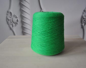 Loro Piana Cashmere Green Yarn: Italian Knit & Crochet, 625 Grams