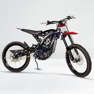 Volledige grafische kit voor Surron Light bee/ebike wrap met rijder-ID en nummer