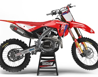 Honda Crf 250-450 2021-2023 Full Graphics Kit With Riders Id. - Etsy