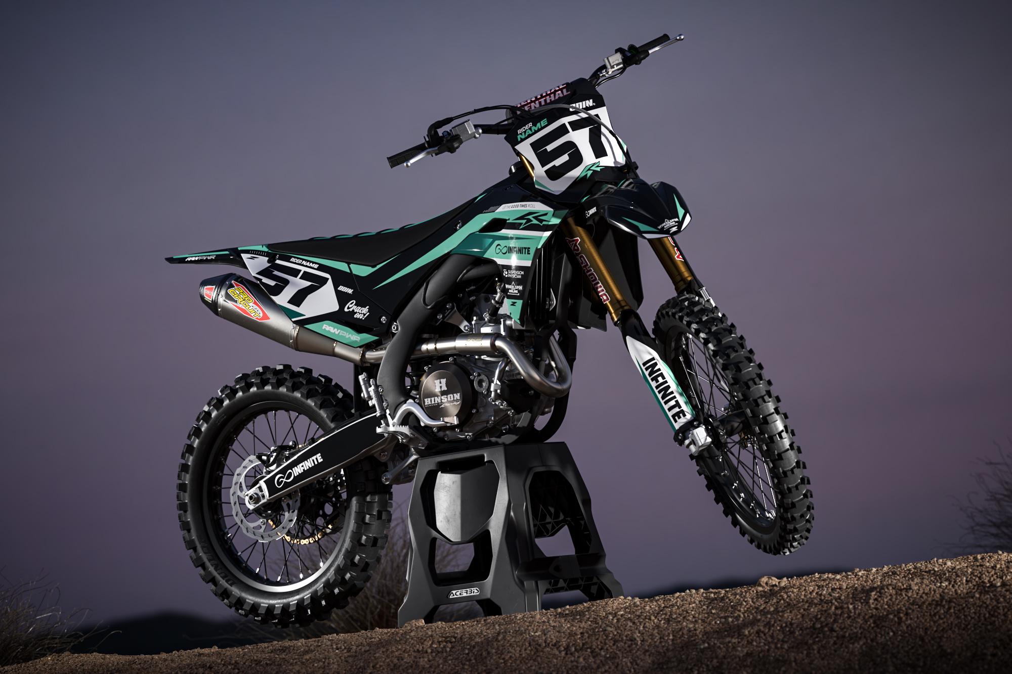 Mx Graphic Kit for Kawasaki KX 250 F 2025 / KX 450 F 2024 - 2025