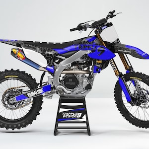 Grafische set voor Yamaha YZ 250 F 2024-2025 / YZ 450 F 2023-2025 Volledig ingepakt met rijders-ID en nummer