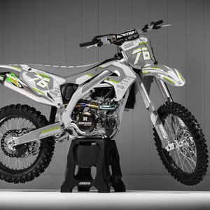 Grafische set voor Kawasaki KX 250 F 2025 / KX 450 F 2024 - 2025 Volledige wrap met rijders-ID en nummer