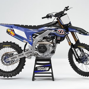 Grafische set voor Yamaha YZ 250 F 2024-2025 / YZ 450 F 2023-2025 Volledig ingepakt met rijders-ID en nummer