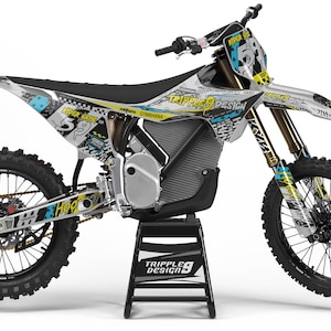 Mx Grafik Kit für Stark Varg Full Wrap mit Rider ID und Nummer