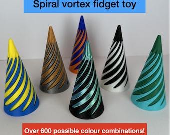 3D Printed Vortex Illusion Pass Through, Fidget Toy, Satisfying, Perfect Gift/Present