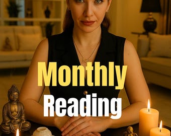 Monthly Tarot Reading - Personalized Energy İnsight - Love - Career - Money - Fast and Private İntuitive Reading