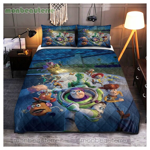 Toy Story Buzz Lightyear Quilt Bedding Set Kid Twin Toy Story Buzz Lightyear Quilt Bedding, Buzz Lightyear Duvet Set