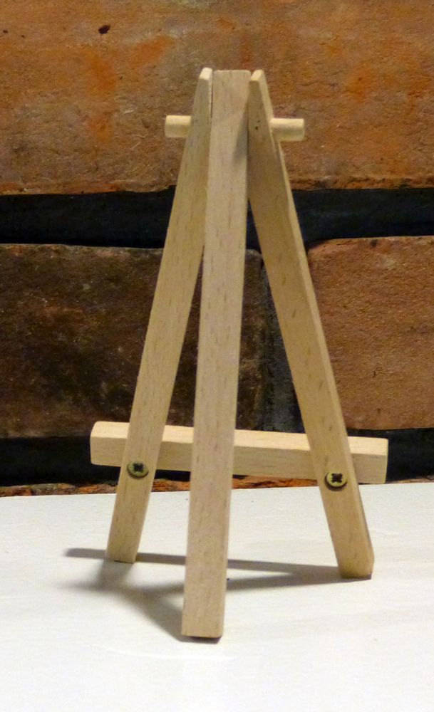 Small Wooden Easels ACEO Mini Displays Mini Paintings or Etsy