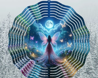 Fairy Wind Spinner Digital Design | 5 PNG Files | DIY Wind Spinner | Instant Download