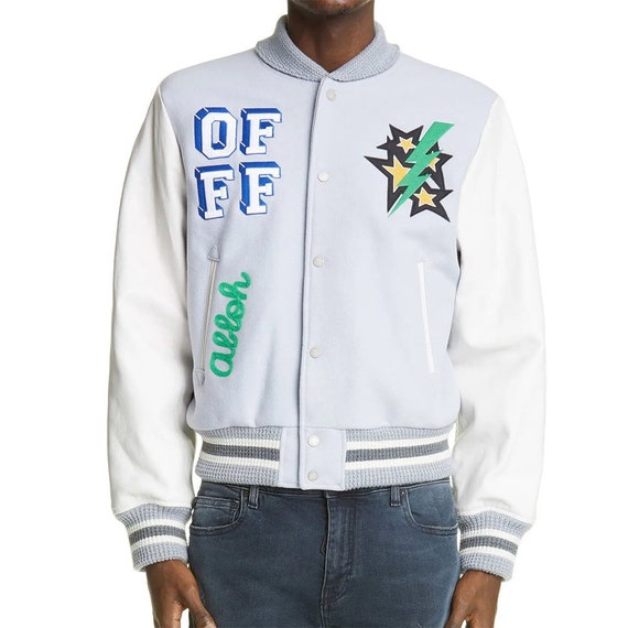 American Rapper Lil Durk Off white Varsity Jacket Customized Etsy