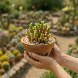 500 Rabbit Succulent Seeds: Bunny Ears Monilaria, Monilaria Moniliformis