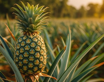 Exotic Red Pineapple - Ananas Lucidus - Etsy