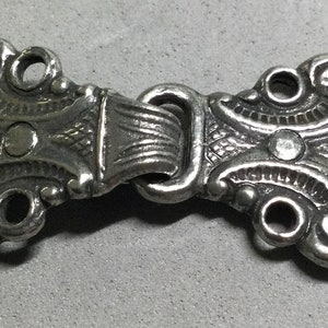 PEWTER CLASP, NORWAY, Two-part