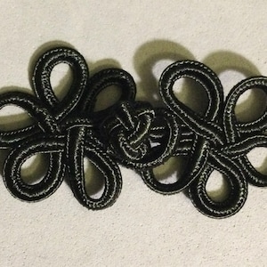 FROG CLOSURE, BLACK Cord