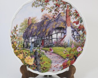 ロイヤルアルバート　CATS AND COTTAGES ROYAL ALBERT - Cats and Cottages - First Outing - 1993 Plate | eBay UK