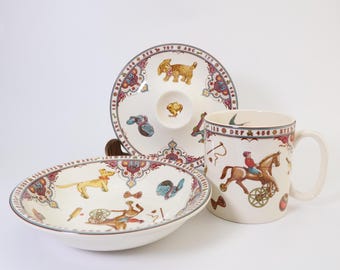 Spode Ceramic Dishware Set Edwardian Childhood Collection