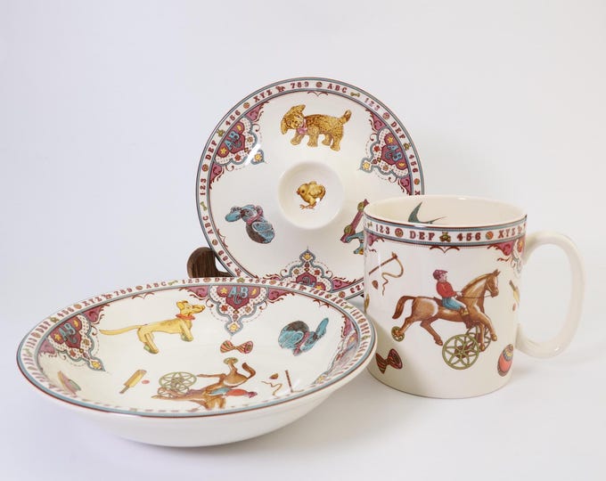 Spode Ware Rare Vintage Spode Dinnerware Set – Edwardian Childhood Design - Etsy