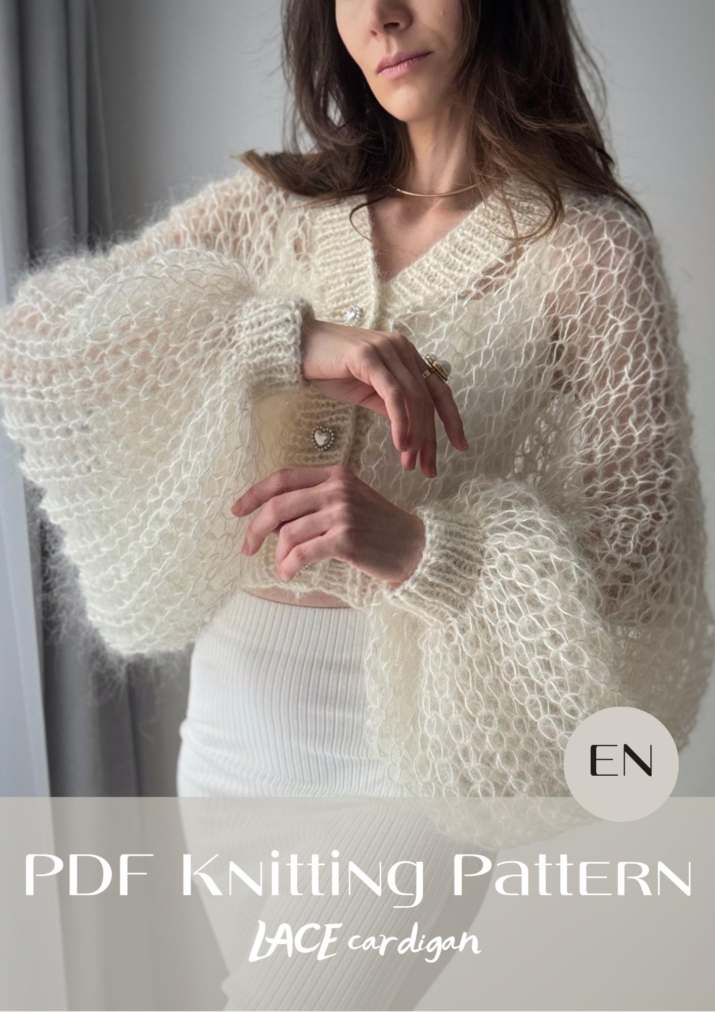 Mohair Lace Knitting Pattern - Etsy