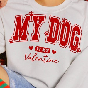 Dog Valentine PNG | Retro Valentine Sublimation Design for Dog Moms | Instant Download | Dog Mom Valentine&#39;s Design | Valentine&#39;s Graphic