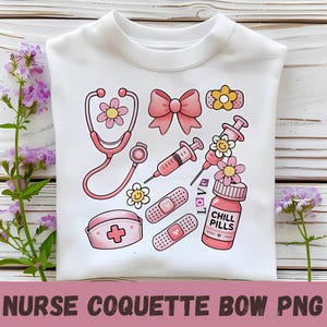 Nurse Coquette Bow PNG, Nurse Life Clipart, Medical Graphics for Crafting | Valentine SVG design | Valentines Shirt Png, Nurse valentine PNG