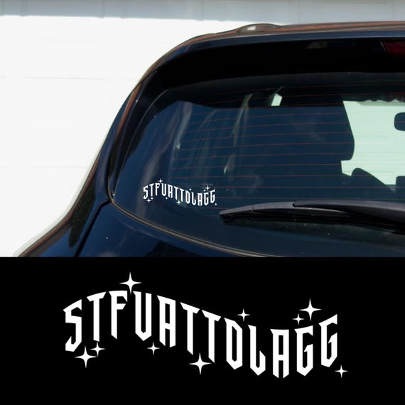 STFUATTDLAGG Car Decal Spicy BookTok Fantasy Romance Sticker Bookish Humor Vinyl Decal Smut Reader Gift Dragon Romance Car Accessory