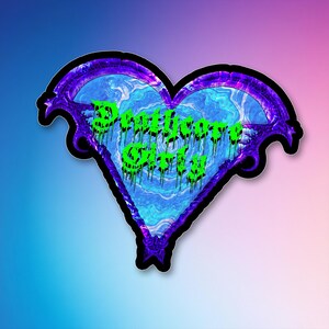 Baddiecore Metalcore Girly Blegh Deathcore is for the Girlies Vinyl Alt Girls Deathcore Baddiecore Scene Kid Gift Emo Pastel Goth Aesthetic Deathcore Girly
