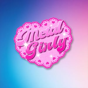 Baddiecore Metalcore Girly Blegh Deathcore is for the Girlies Vinyl Alt Girls Deathcore Baddiecore Scene Kid Gift Emo Pastel Goth Aesthetic Metal Girly