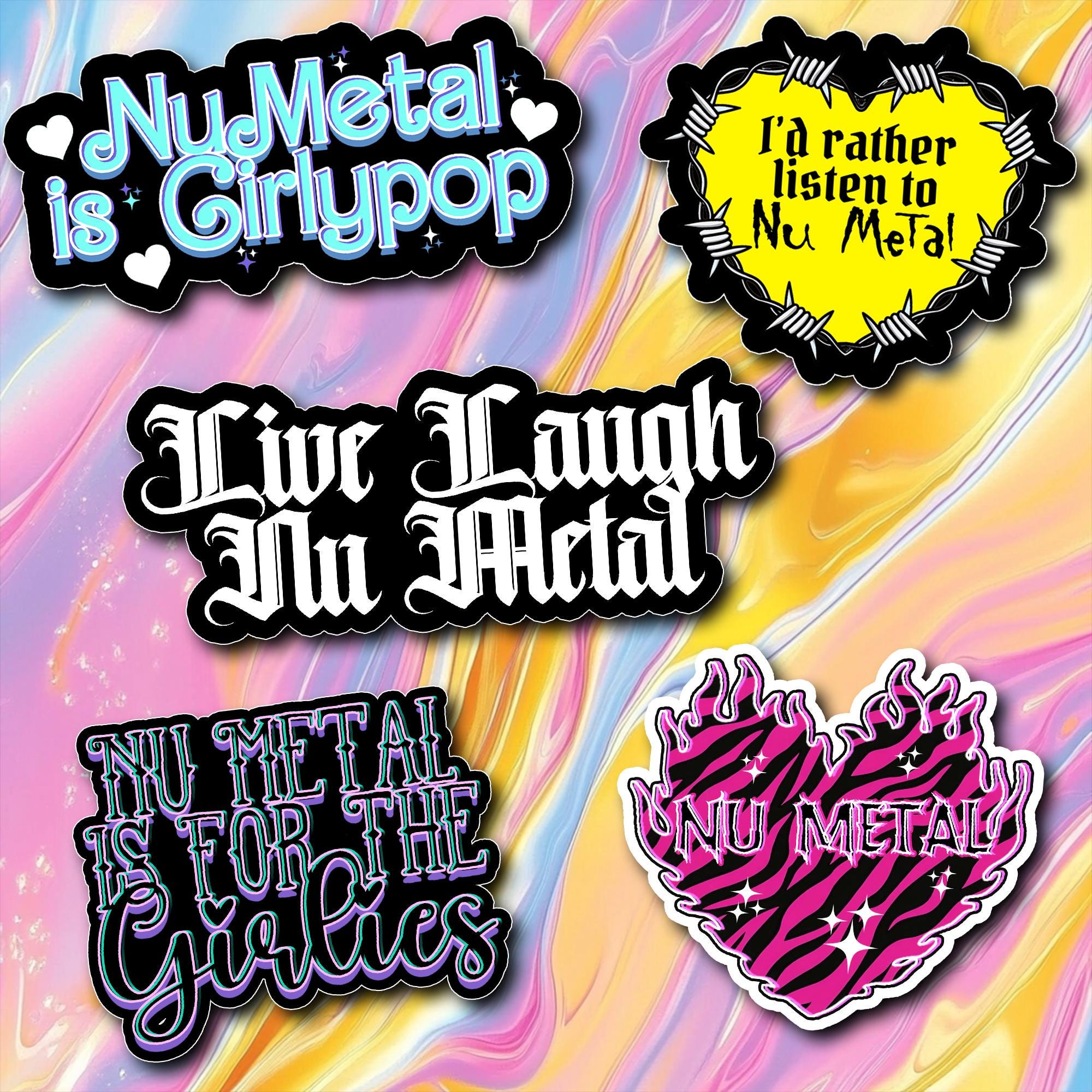 Numetal Girlypop Live Laugh Nu Metal for the Girliesvinyl Durable