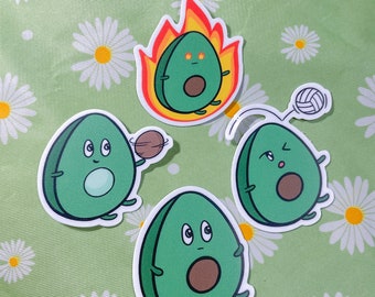 Avocado Sticker - "Friendos Collection"