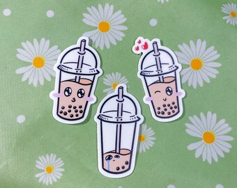 Boba/Bubble Tea Sticker - "Friendos Collection"