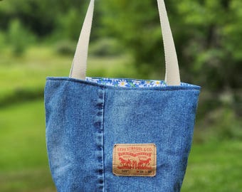 Upcycled denim bag
