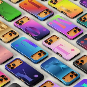 Personalisierte Anfangsbuchstaben - Handyhülle für iPhone & Samsung.