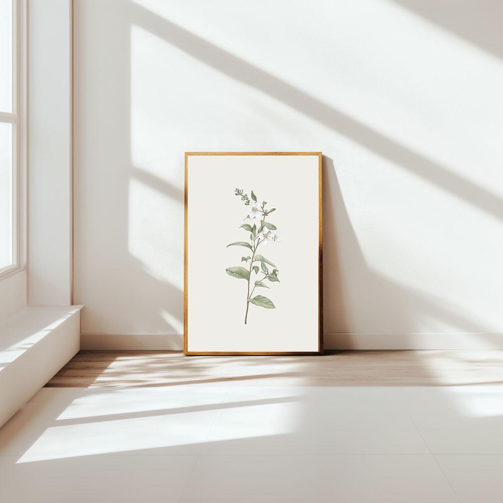 Set of 3 Botanical Wall Art Minimalist Wall Art Watercolor Painting ...