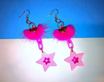 Magical Marabou Earrings