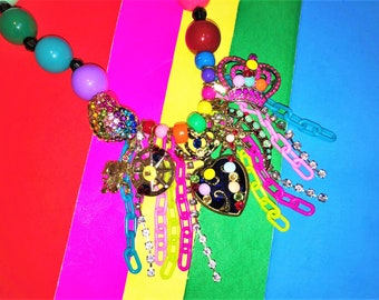 Heart Rainbow Rampage Necklace