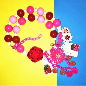 Pink Prairie Rampage Necklace image 2