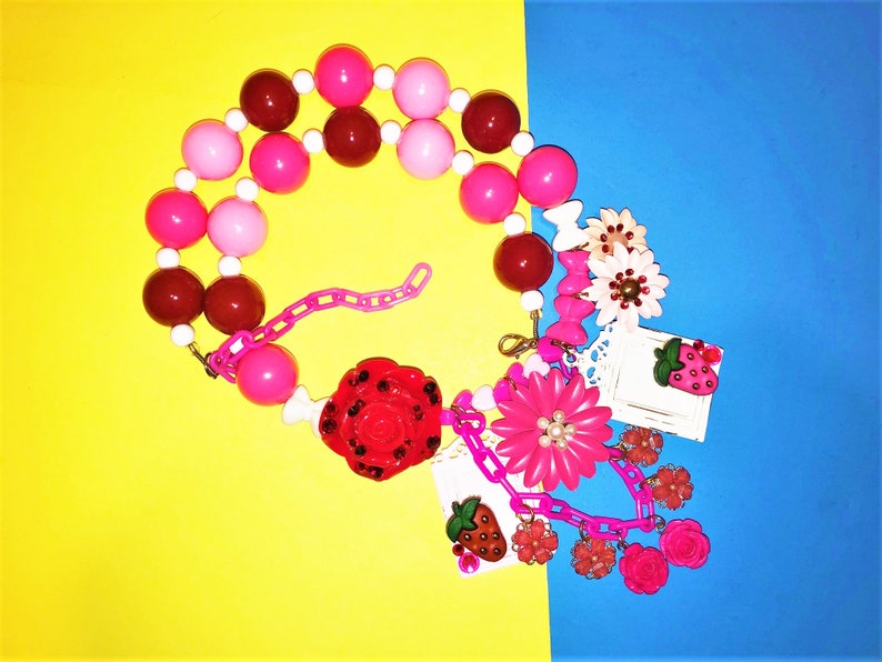 Pink Prairie Rampage Necklace image 2