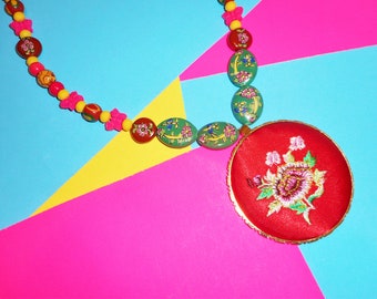 Embroidered Empress Necklace