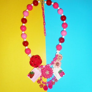 Pink Prairie Rampage Necklace image 4