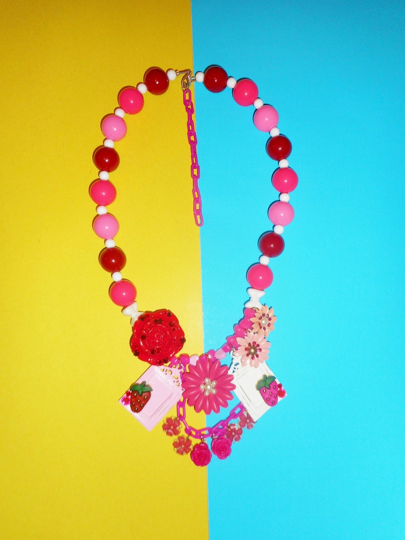 Pink Prairie Rampage Necklace image 4