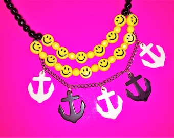 Smiley Sailor Necklace