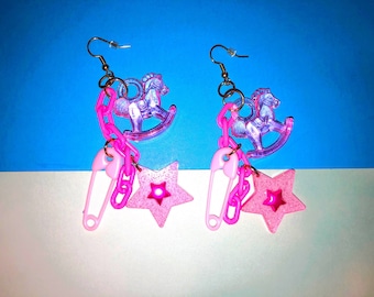 Baby Shower Power Earrings