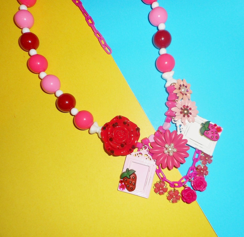 Pink Prairie Rampage Necklace image 3