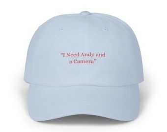 Embroidered Classic Dad Cap, Funny Quote Hat for Bravo Real Housewives Fans, Andy And A Camera, Below Deck, Summer House, Married to